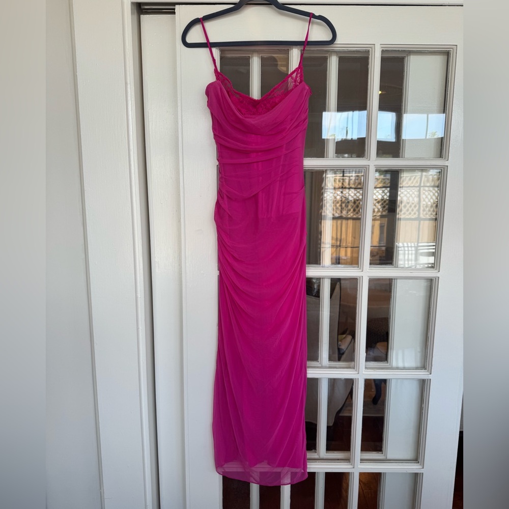 House of CB Fuchsia Maxi Dress - Picture 2 of 5